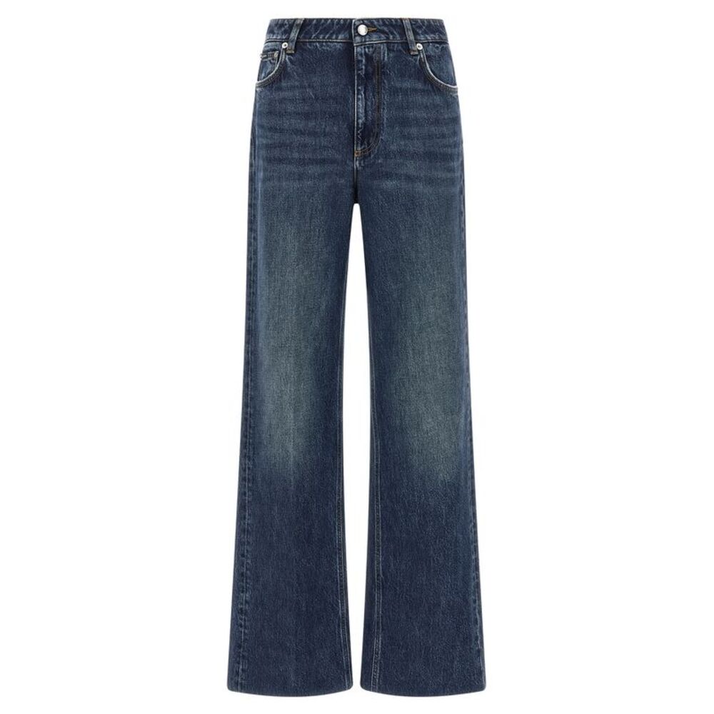 Dolce & Gabbana Women Logo Plaque Jeans